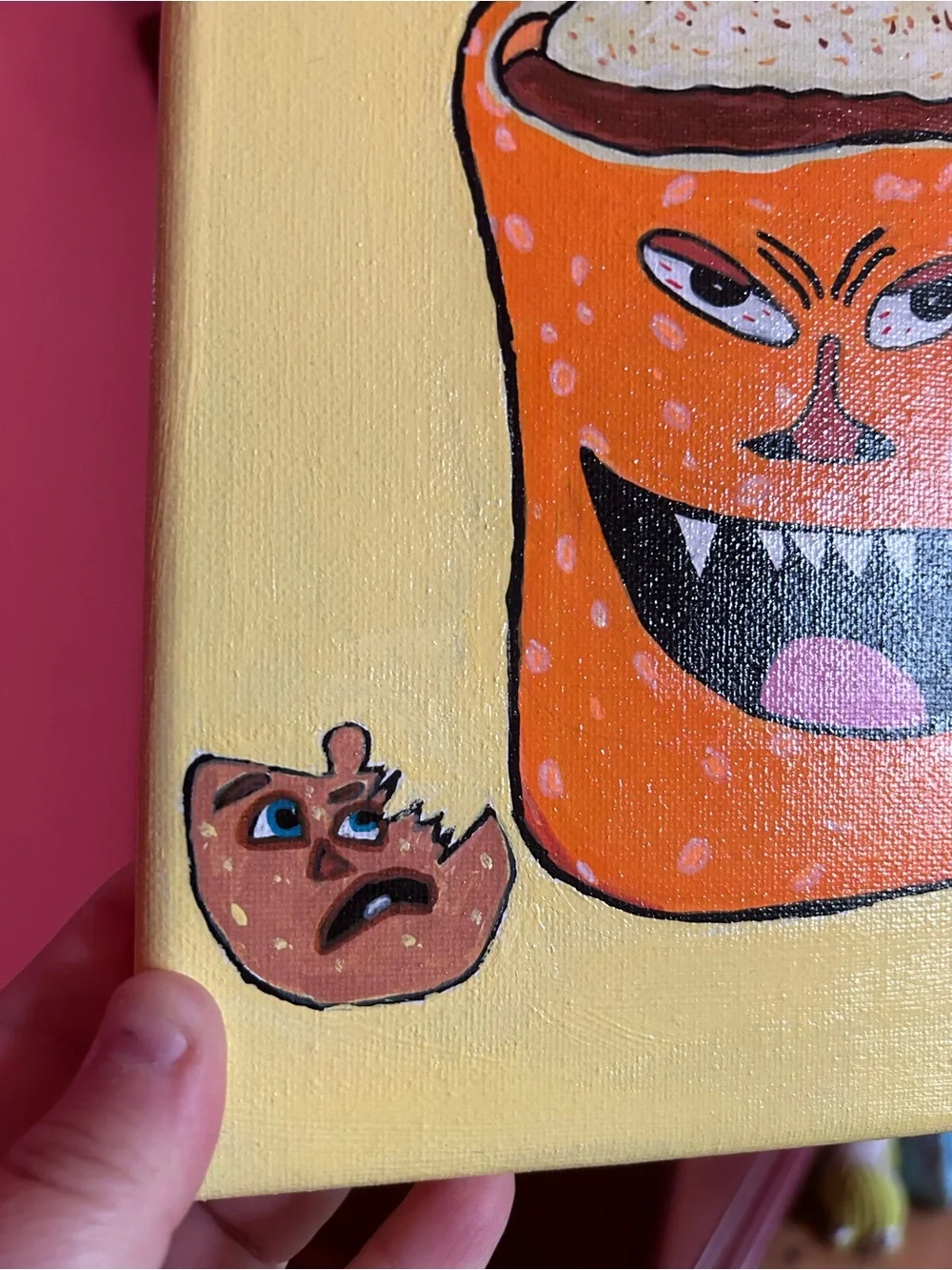 Fall Vibes One Of A Kind Scary Spicy Pumpkin Spice Latte Wall Decor